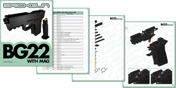 BrickGun BG22 Instruction Sample